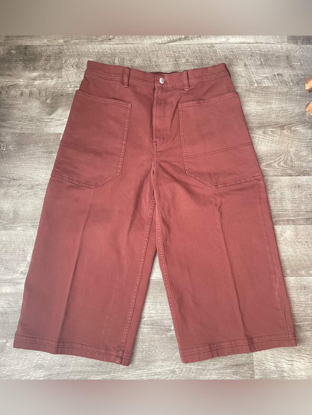 EVERLANE The Wide-Leg Crop pants